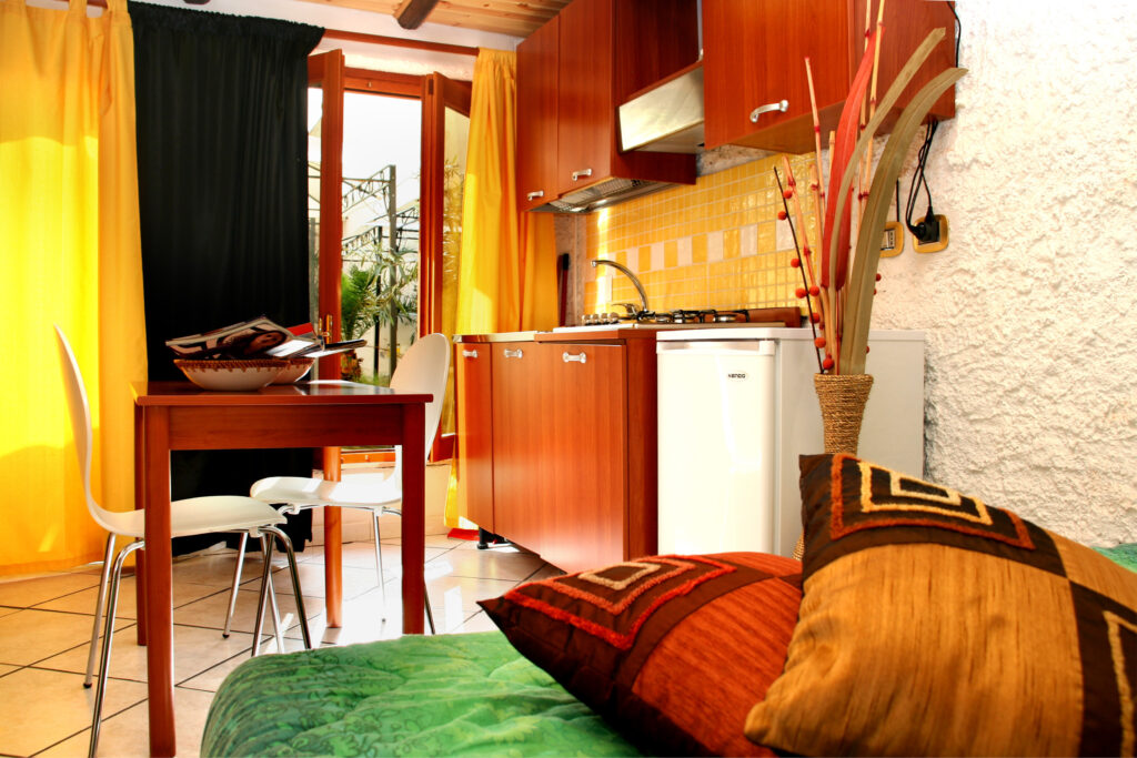 Bed And Breakfast Alghero Solemare - Soggiorno e cucina B&B Alghero Appartamenti Alghero